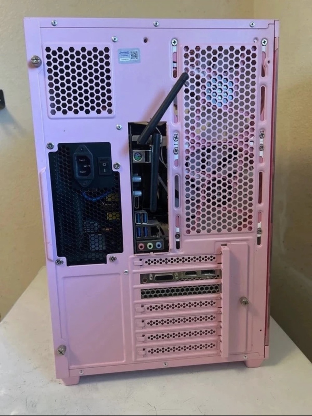 Pink Decorative Sticker-Covered PC - Picture 10 of 12